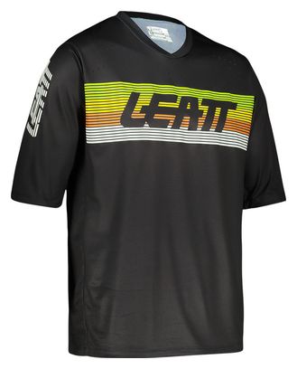 Maillot Manches Courtes VTT Enduro 3.0 Noir