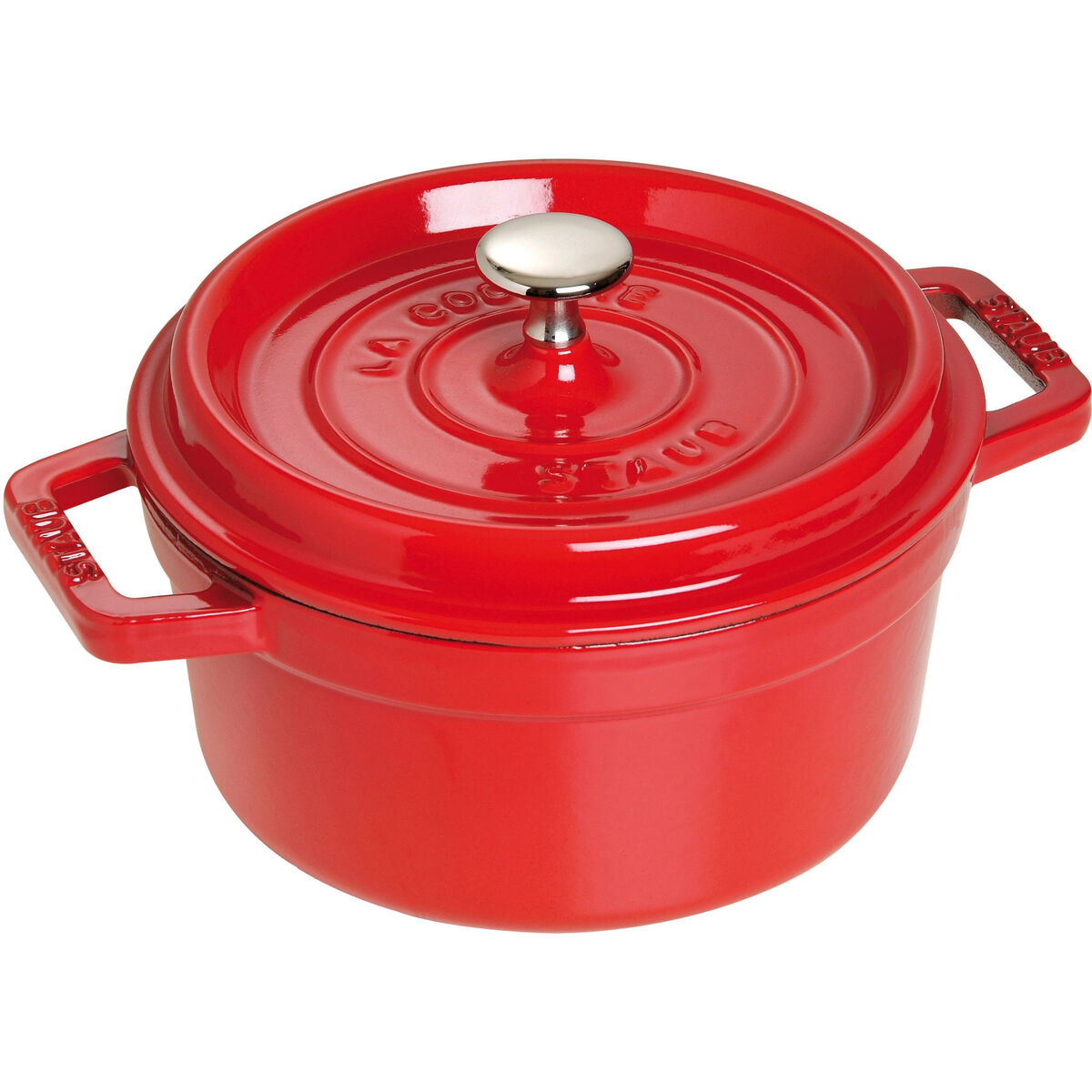 La Cocotte Rund Gryte Röd 20 cm 2,2 l