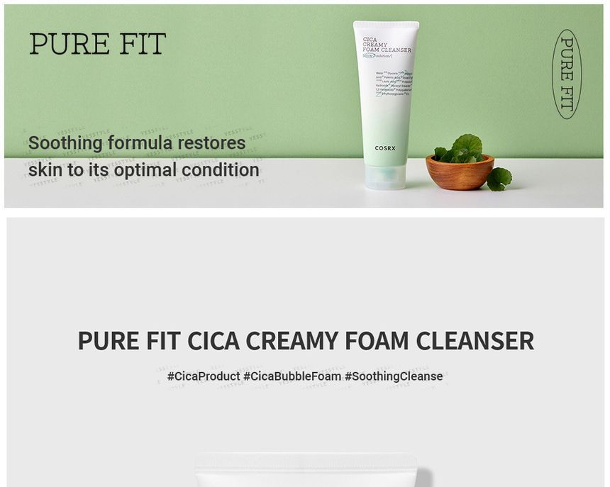 COSRX - Pure Fit Cica Romige Schuimreiniger