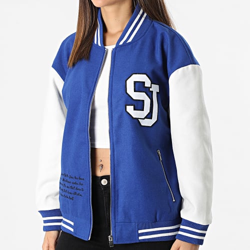 Veste Teddy Femme W33562CJA Bleu Roi