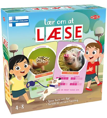 TACTIC Kartenspiel - Erfahren Sie mehr über das Lesen - Dänisch