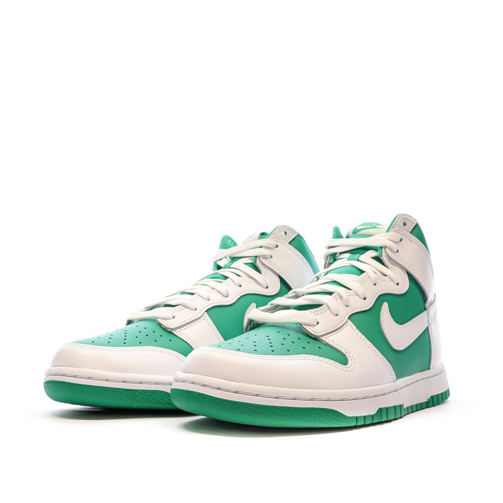 Nike Baskets Blanches/Vertes Homme Nike Dunk