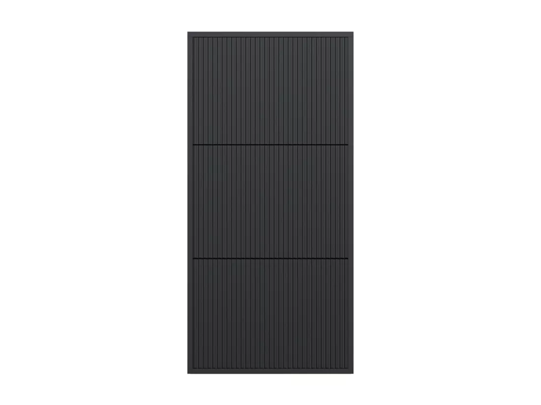 Meuble à chaussures suspendu 50x30x125 cm - noir - VELDIO