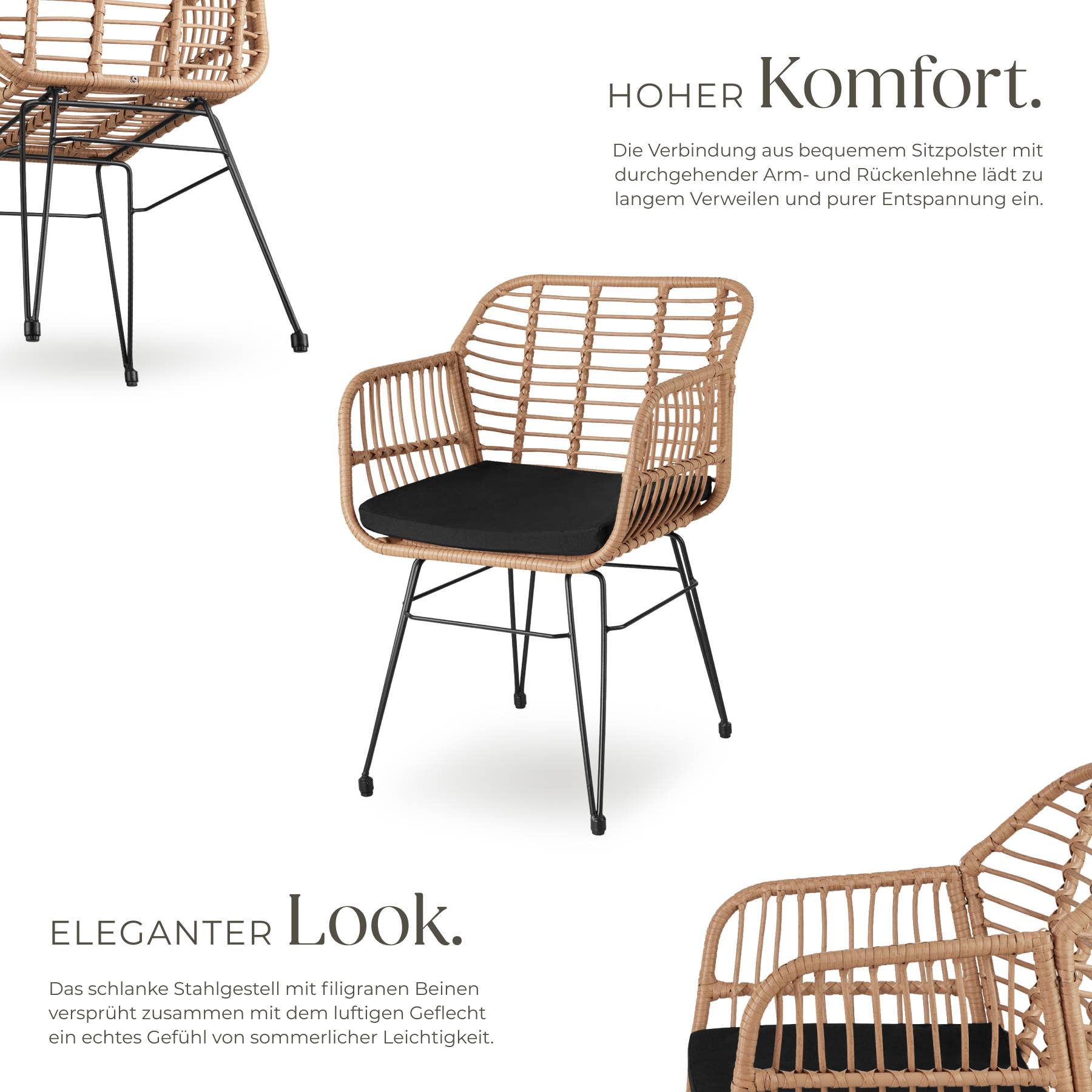 Rattan Sitzgruppe Molfetta