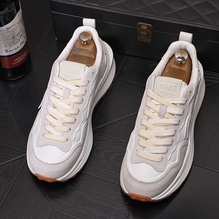 Mr Ozera - Color Block Platform Sneakers