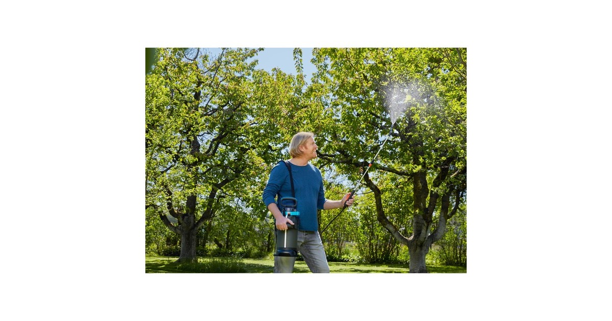 GARDENADrukspuit 5 l Plus  (Grijs/turquoise, 11138-20)