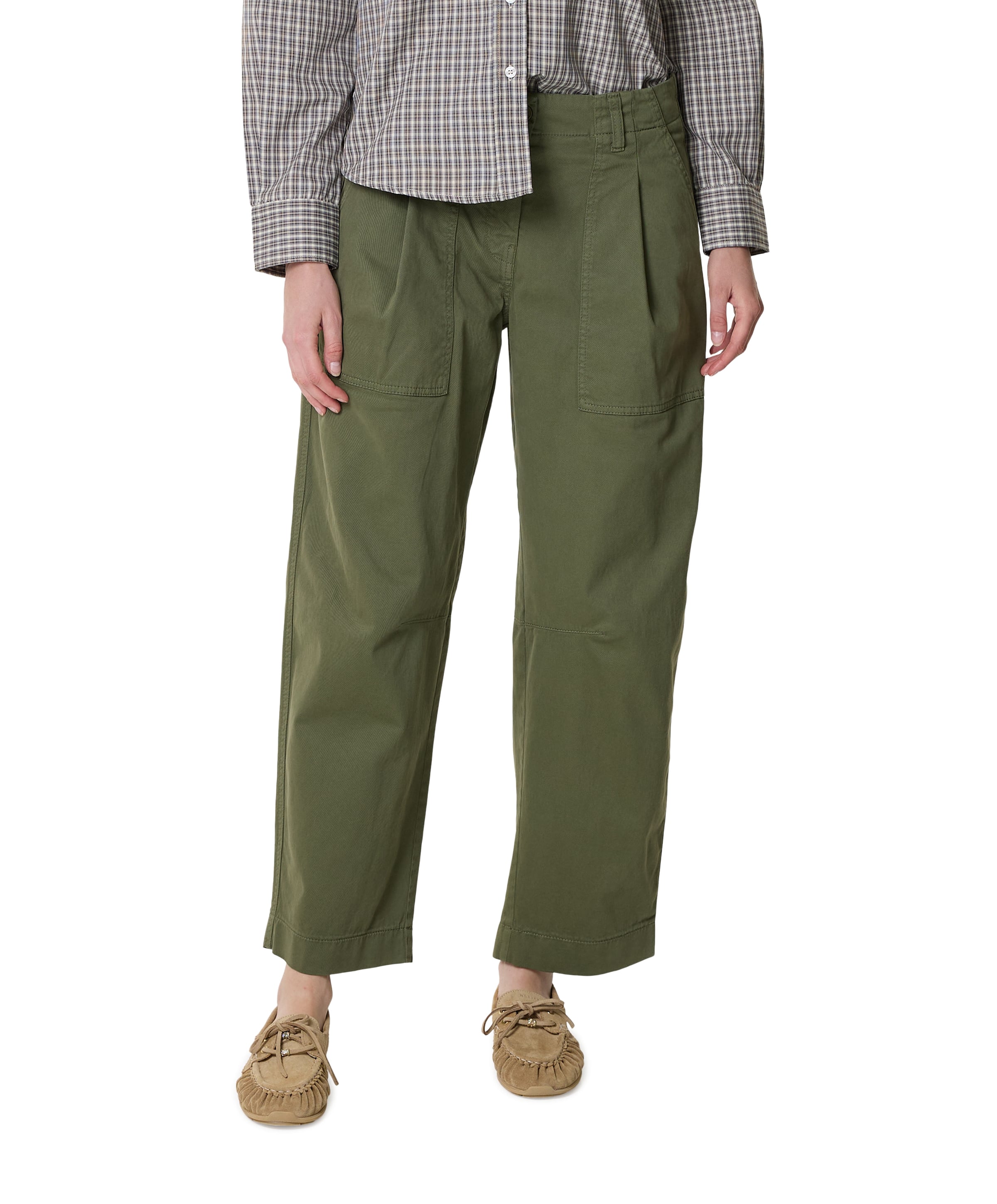 Cambio October dames broek groen