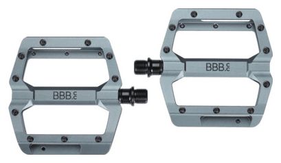 Pédales BBB plateforme Enigma mat Gris