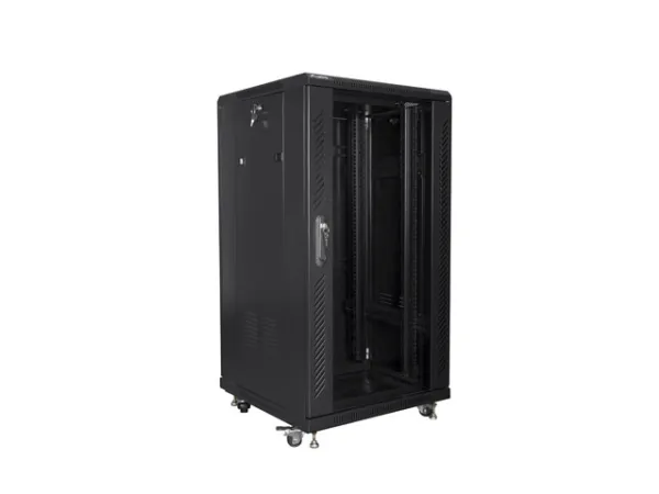 Lanberg - Rack kabinet - sort, RAL 9004 - 22U - 19
