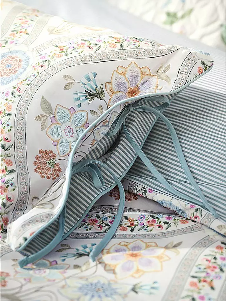PIP STUDIO Perkal Bettwäsche ORNAMENTO RAMO 70x90cm/140x200cm White weiss
