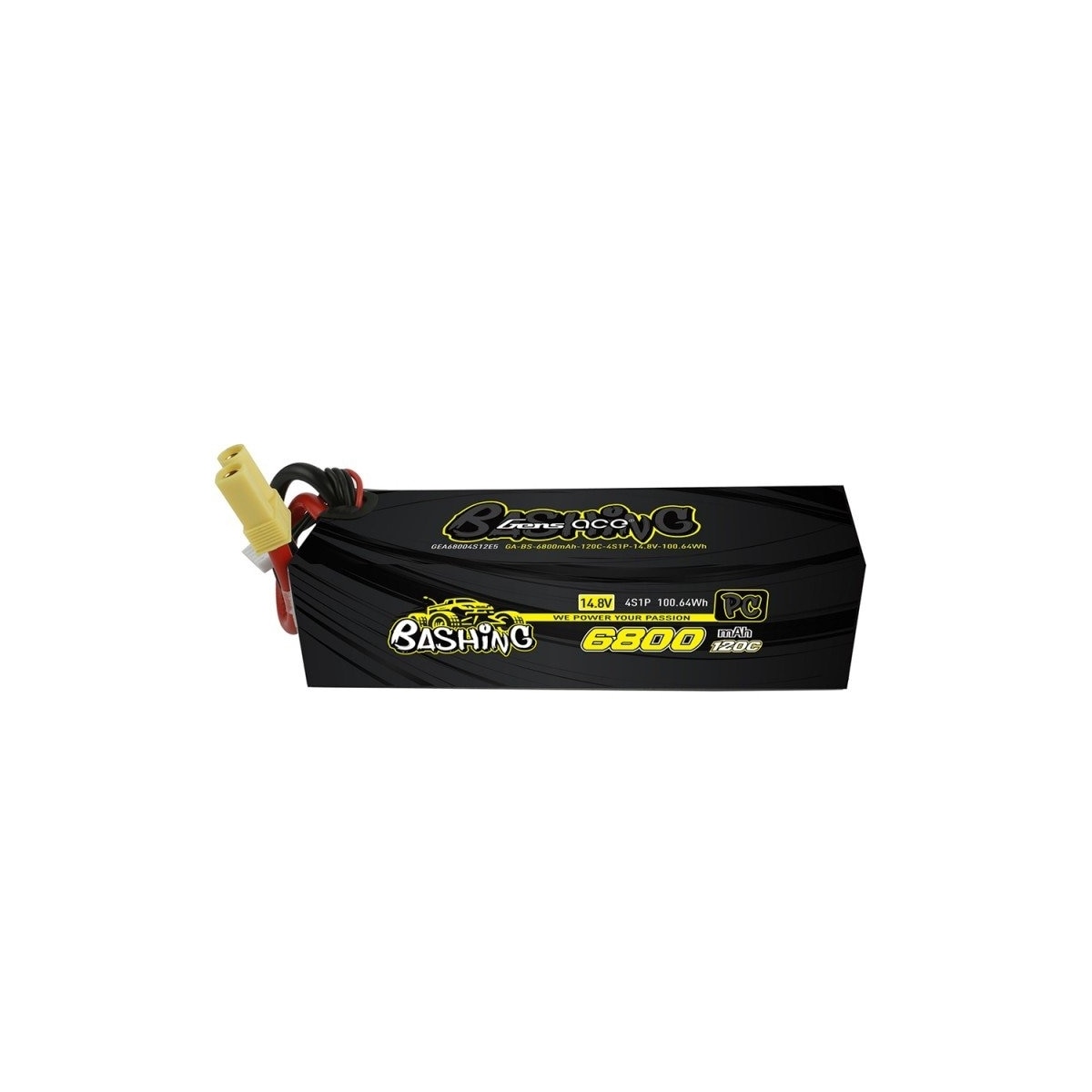 4s  6800mAh -120C - Gens Ace EC5 Bashing Series
