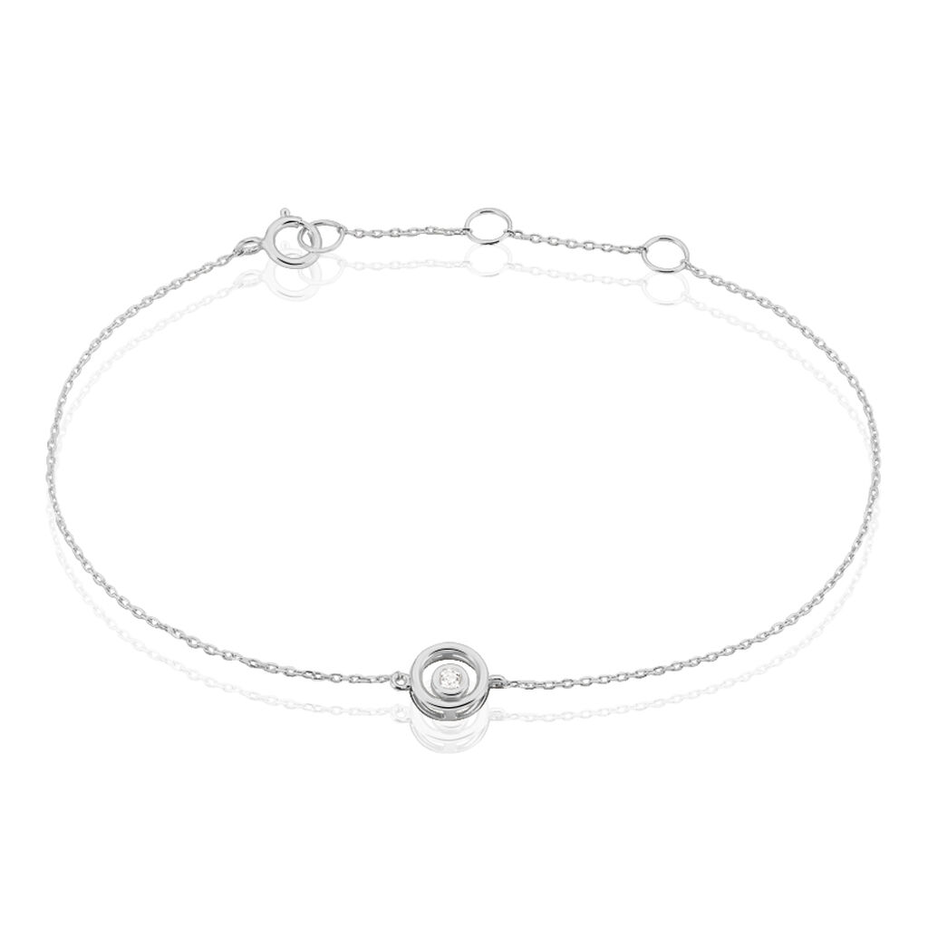 Bracelet Fidelia Or Blanc Diamant