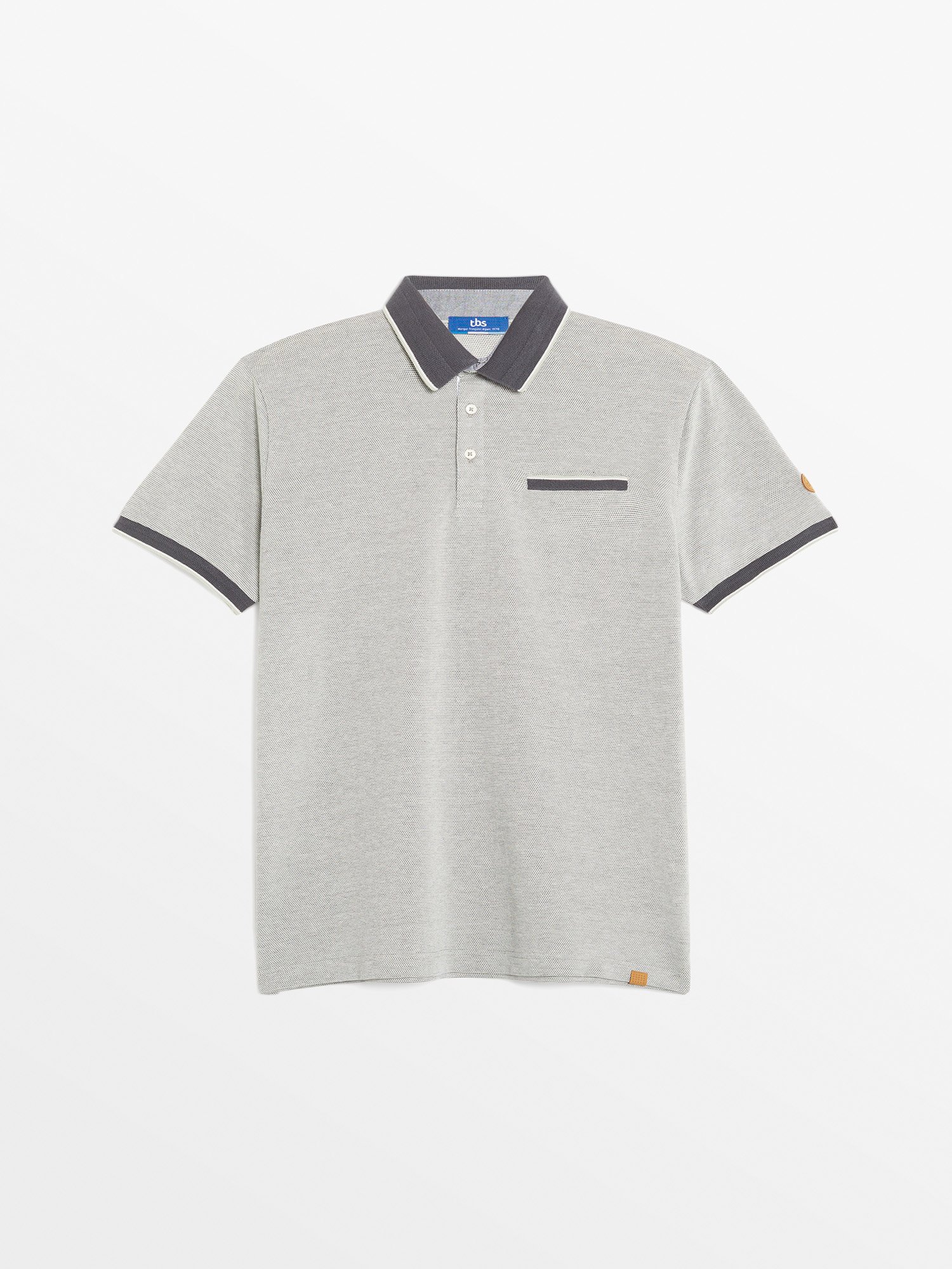 Polo Homme Manches Courtes Gris