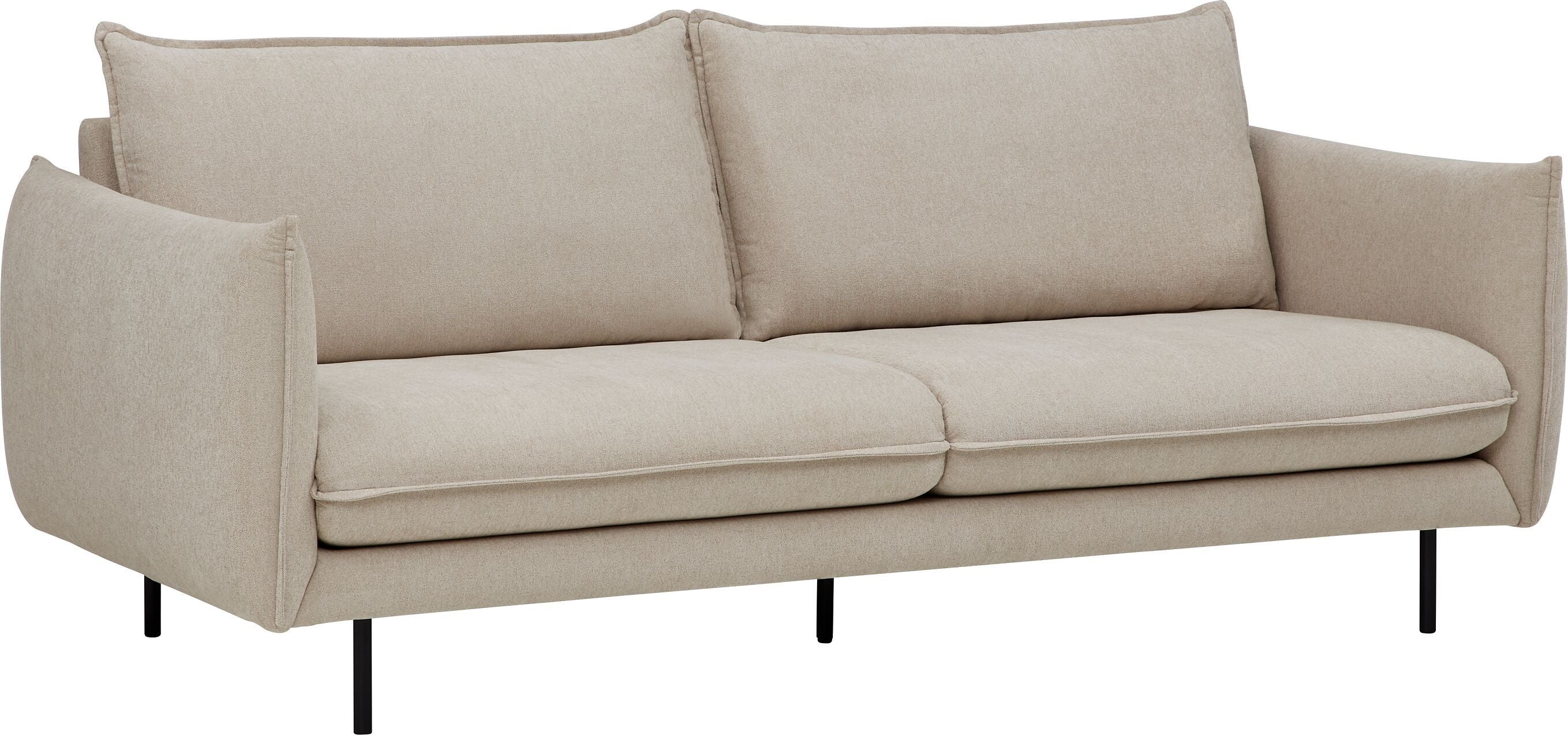 NOLA 2.5er-Sofa - Sand / B: 218.0 cm x T: 100.0 cm x H: 89.0 cm