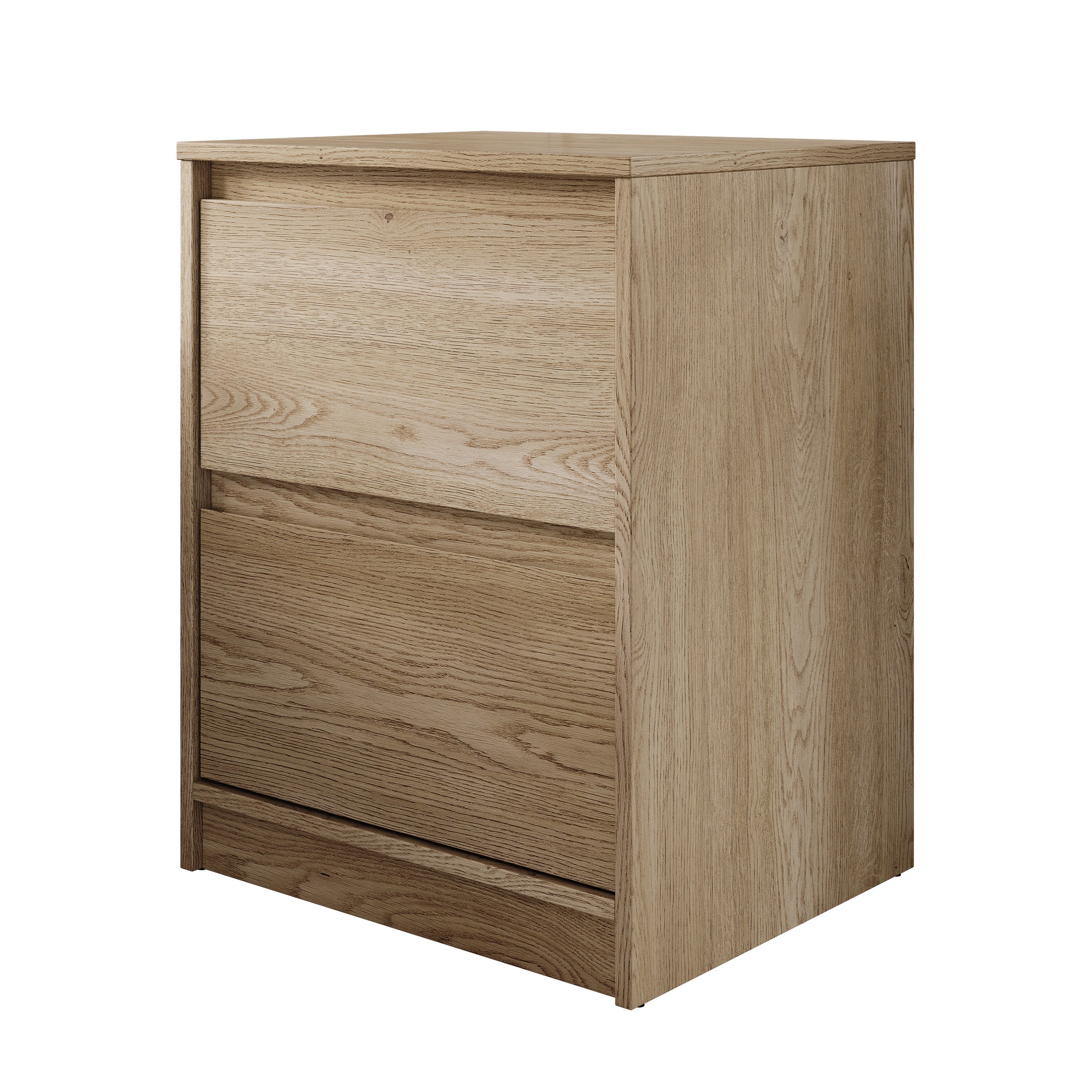 Meubella - Nachtkastje Cuarto - Eiken - 47 cm