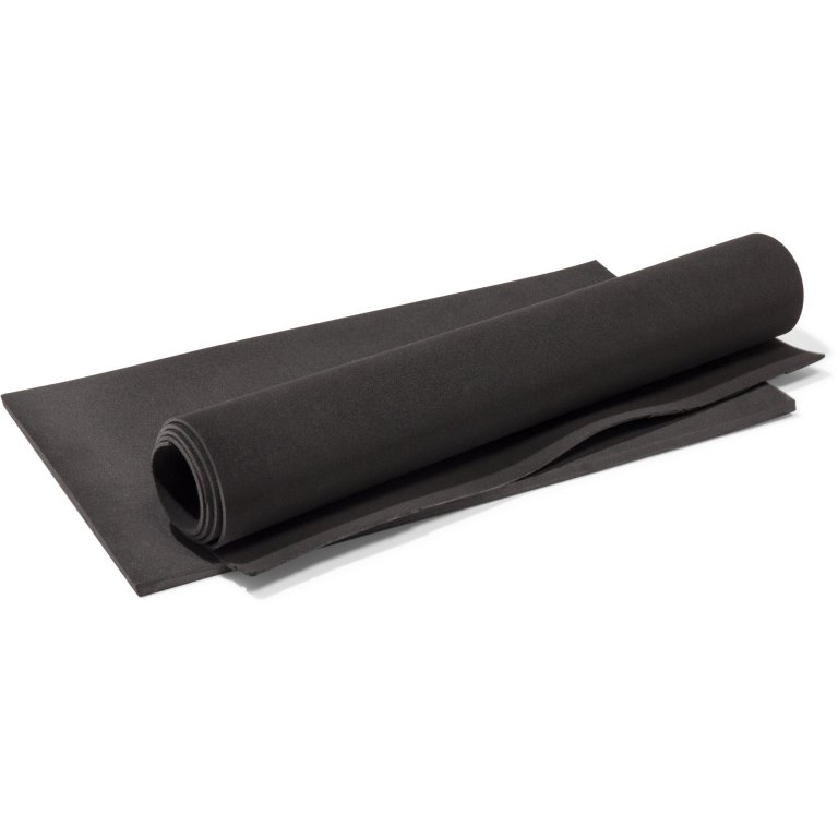 Zellgummi Matte, schwarz