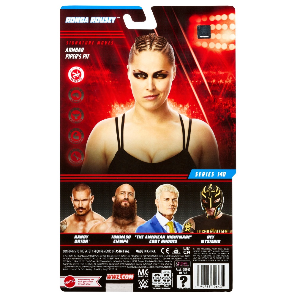 WWE Basic Series 140 Ronda Rousey Actionfigur