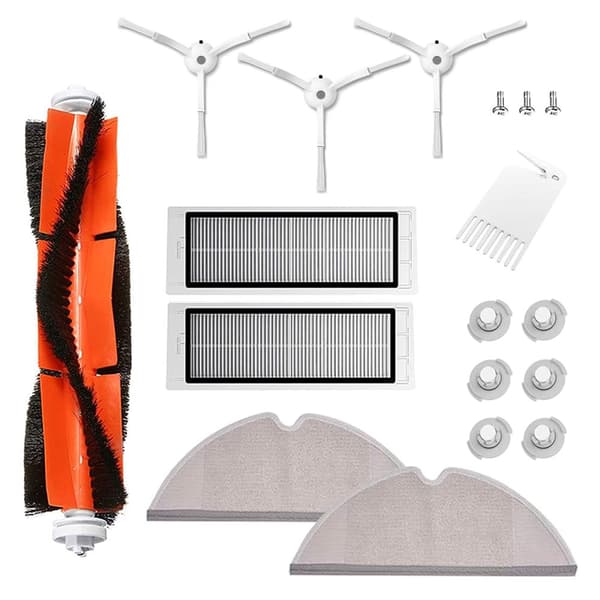 INF Tilbehør til Xiaomi Roborock S6 / S5 Max / S50 / S51 / S55 / S60 / S65 18 deler