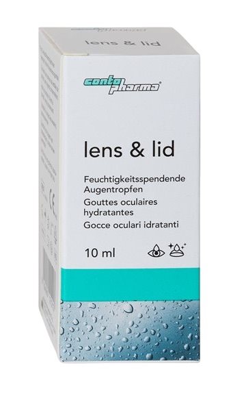 CONTOPHARMA Comfort Lösung lens & lid<br>10 ml, Flasche, Augentropfen