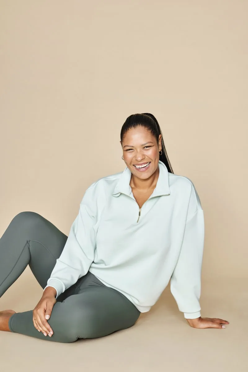 Q Sportswear Kelleyen W Sweat Shirt Sea Foam