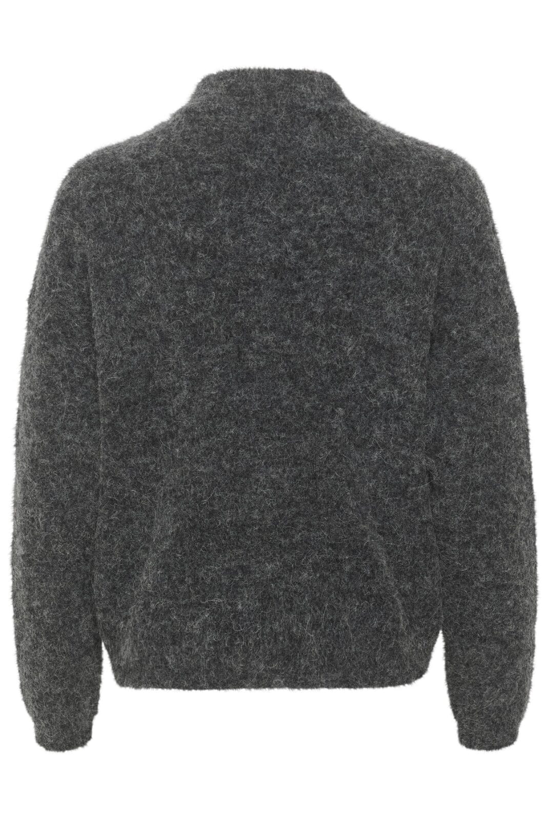 Gestuz Alphagz Short Cardigan 106286 charcoal melange