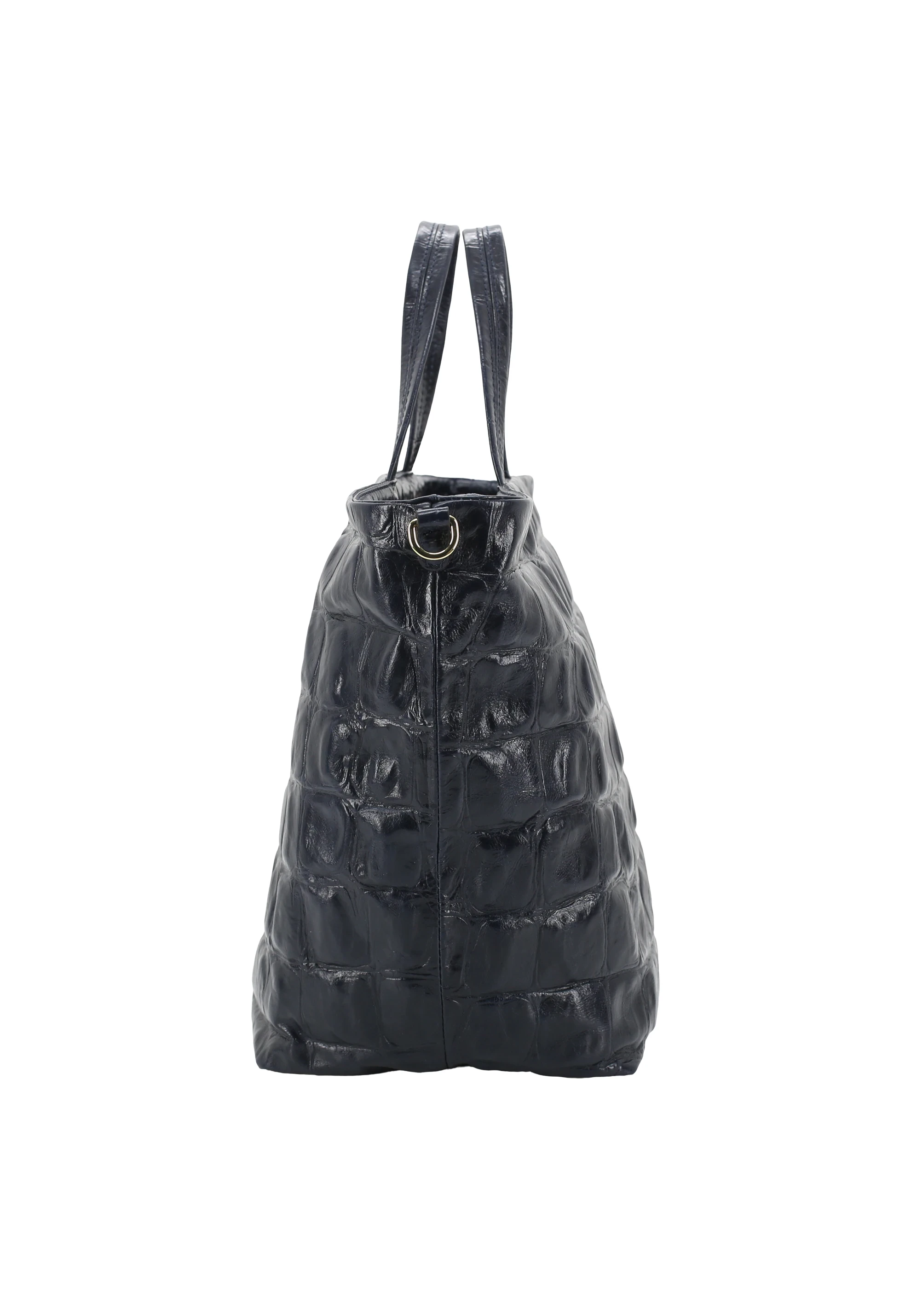 shopper ALBA Leather Maxxi Cocco Standard