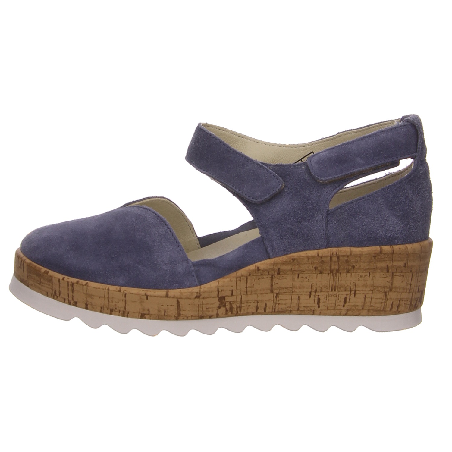 Waldläufer Keilpumps blau blau