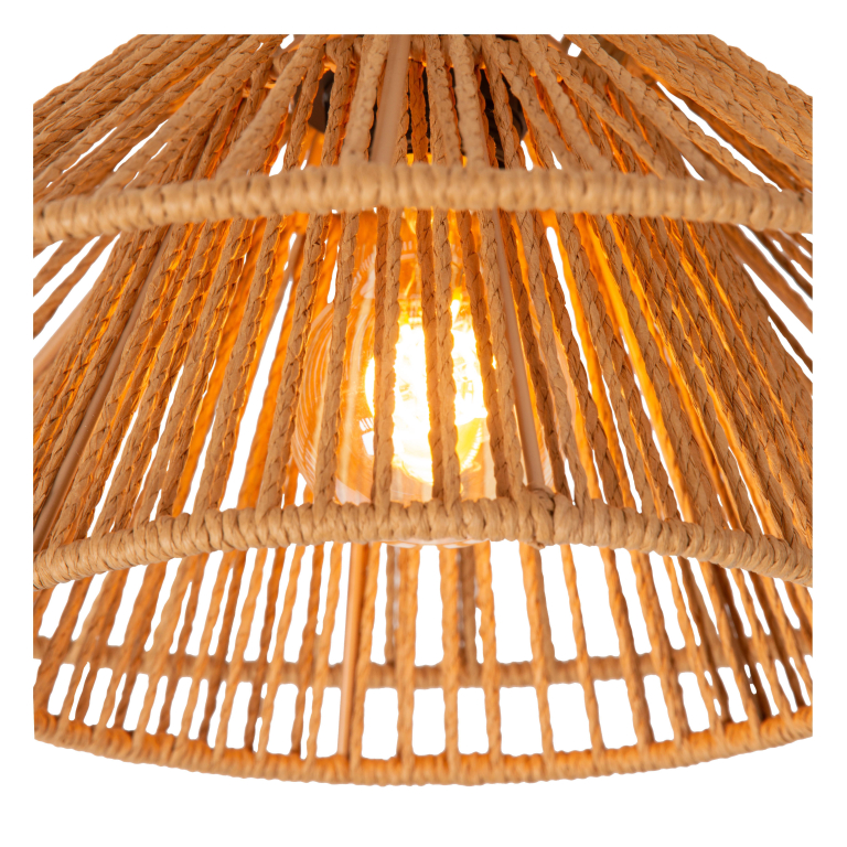 Lucide Tasman plafondlamp naturel