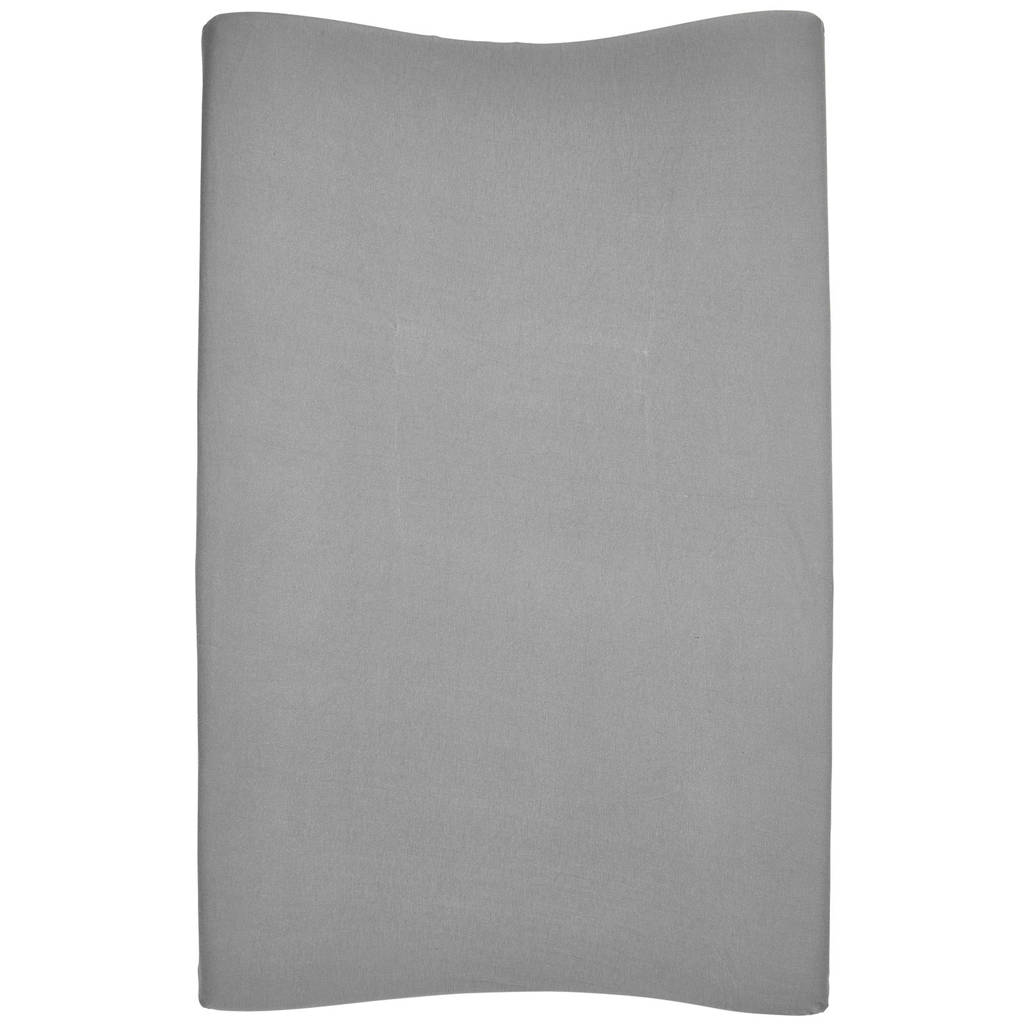 aankleedkussenhoes Basic jersey - set van 2 grijs