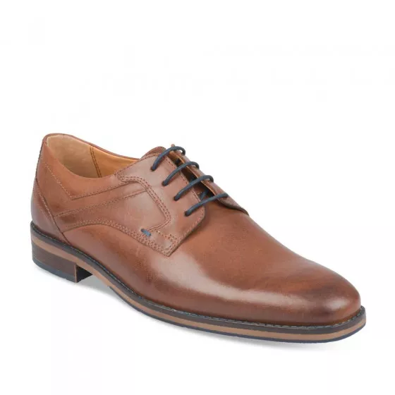 Derbies MARRON B-BLAKE CUIR