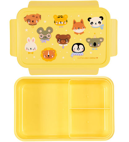 A Little Lovely Company Brotdose - Bento - Animal Friends