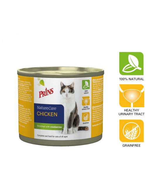 Prins Naturecare Cat 200 g - Kattenvoer