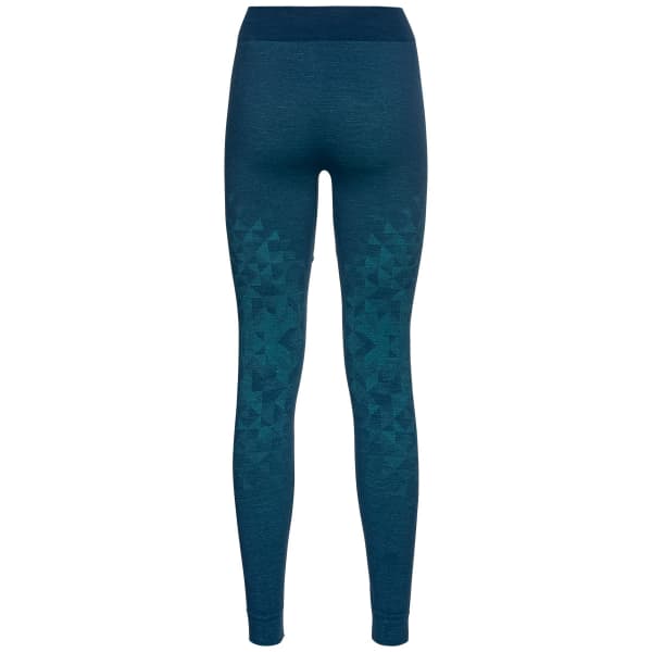 Collant thermique ODLO BL BOTTOM LONG KINSHIP PW 200 W BLUE WING TEAL MELANGE