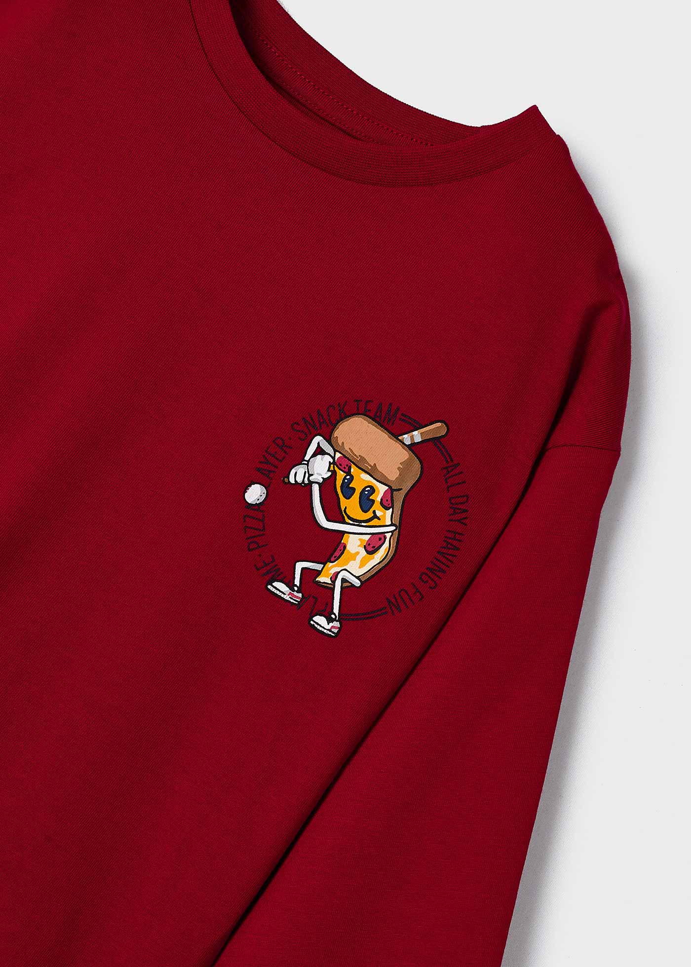 Camiseta infantil Better Cotton com estampa nas costas