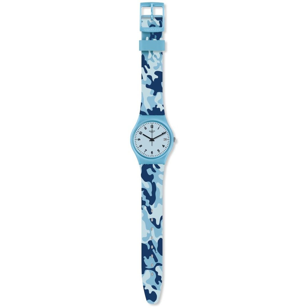Swatch Original 34 Camoublue
