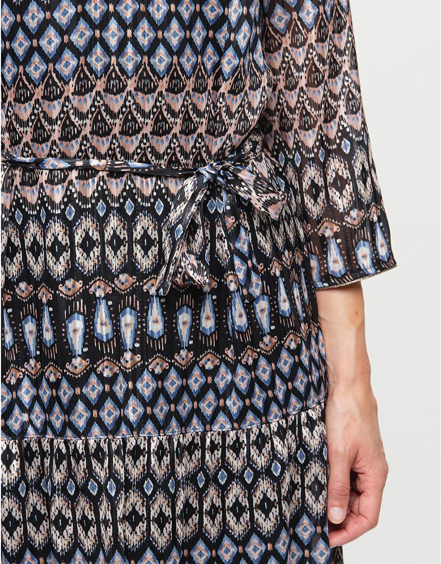 Robe droite imprimée