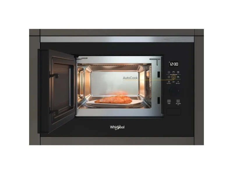 Whirlpool WMF201G, Indbygget, Grill mikroovn, 20 L, 800 W, Indbygget skærm, Dreje, Berøring