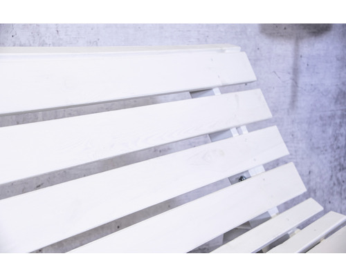 SenS-Line tuinmeubelen Bella tuinbank, 150 x 70 x 87 cm, wit gelakt hout