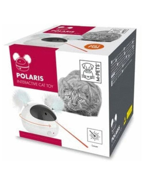 Mpets Interactief Speelgoed Polaris - Kattenspeelgoed - 10x10x9 cm Wit Interactief