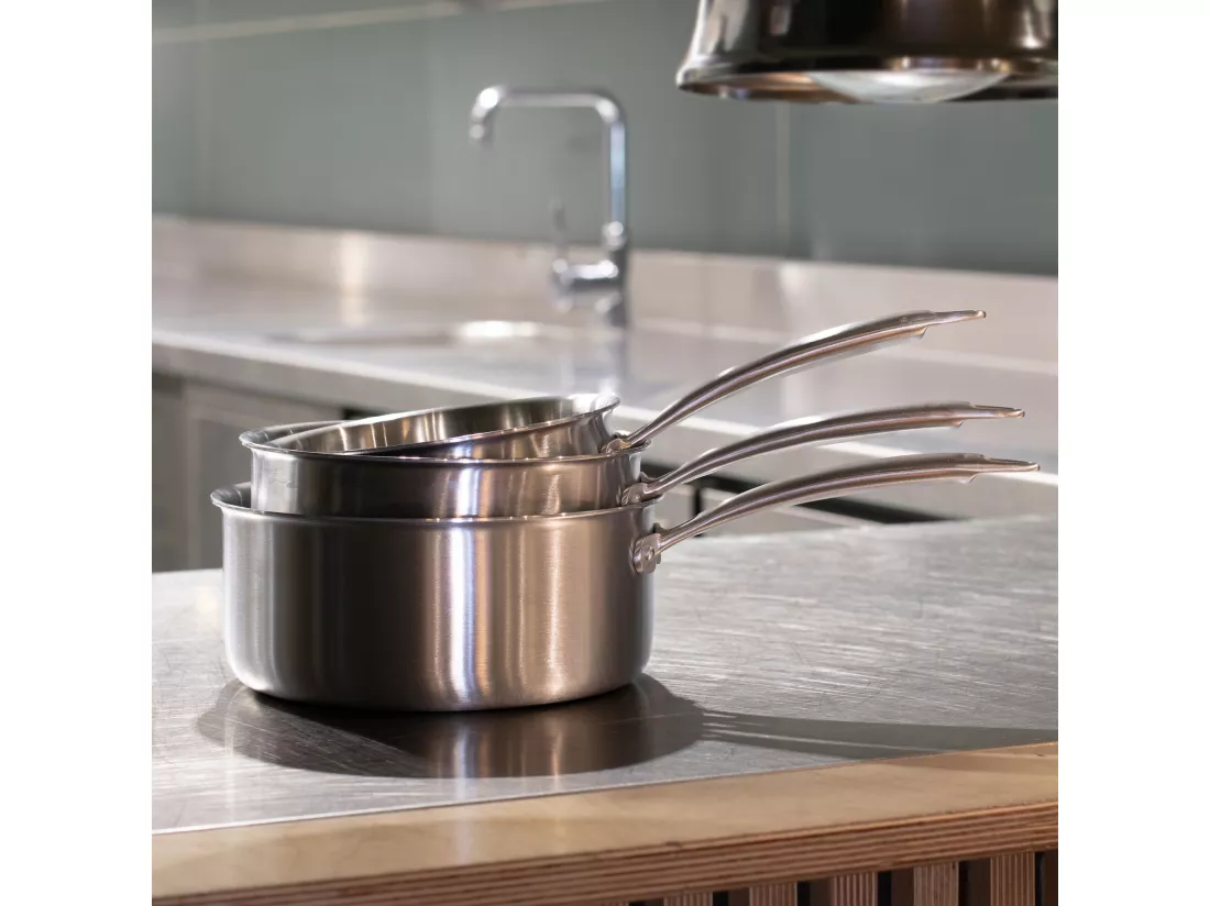 Menastyl - Casserole Triply 20cm En Acier Inoxydable - Made In France