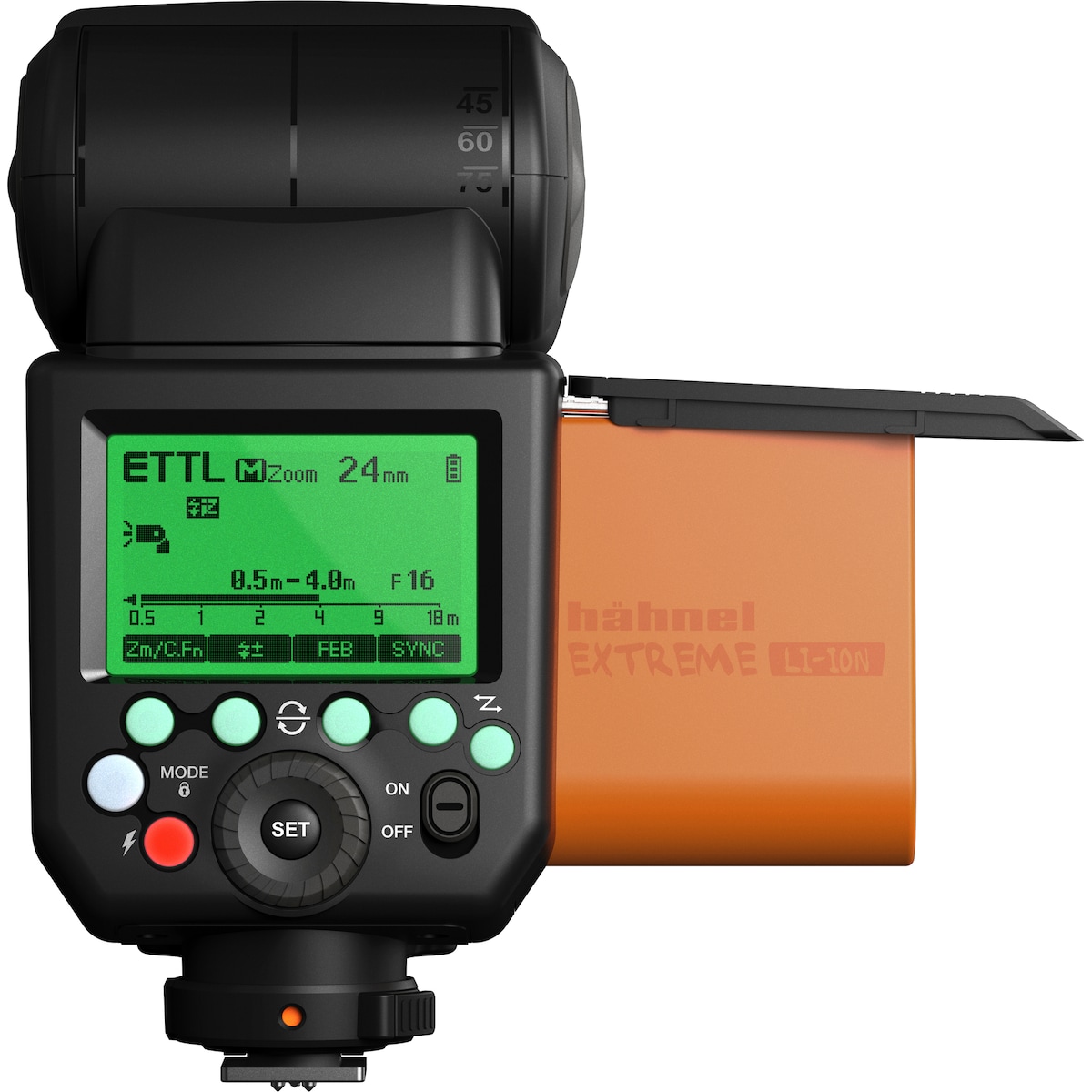 Hähnel Modus 600RT MK II ekstern blits til Olympus MFT-kameraer