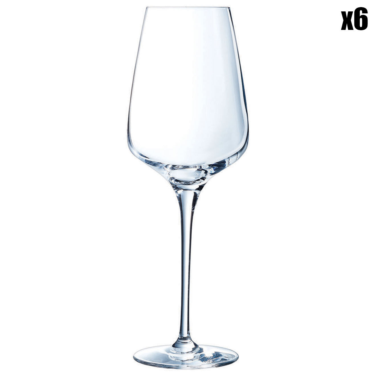 Chef & Sommelier 6 Verres à pied Sublym transparents - 45 cl