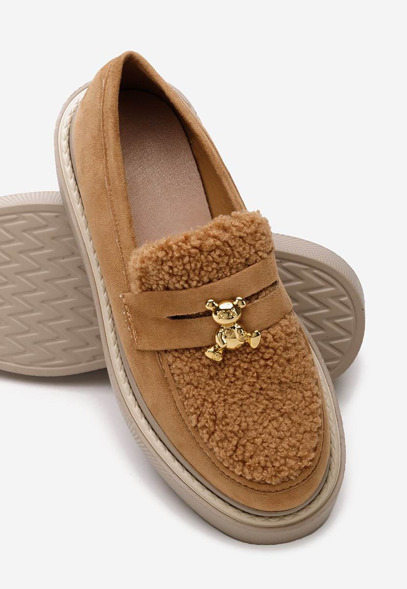 Mocassins femme chameau Velencia