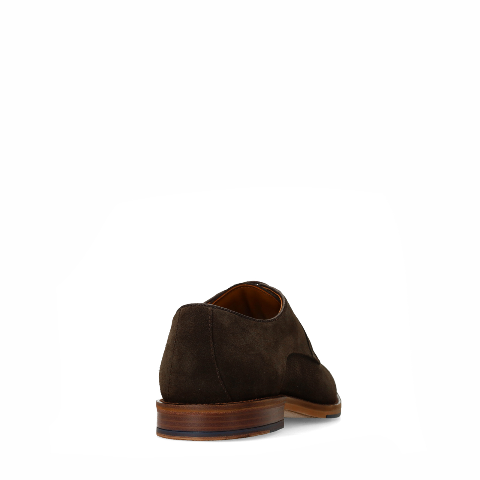 Bruine suède veterschoenen