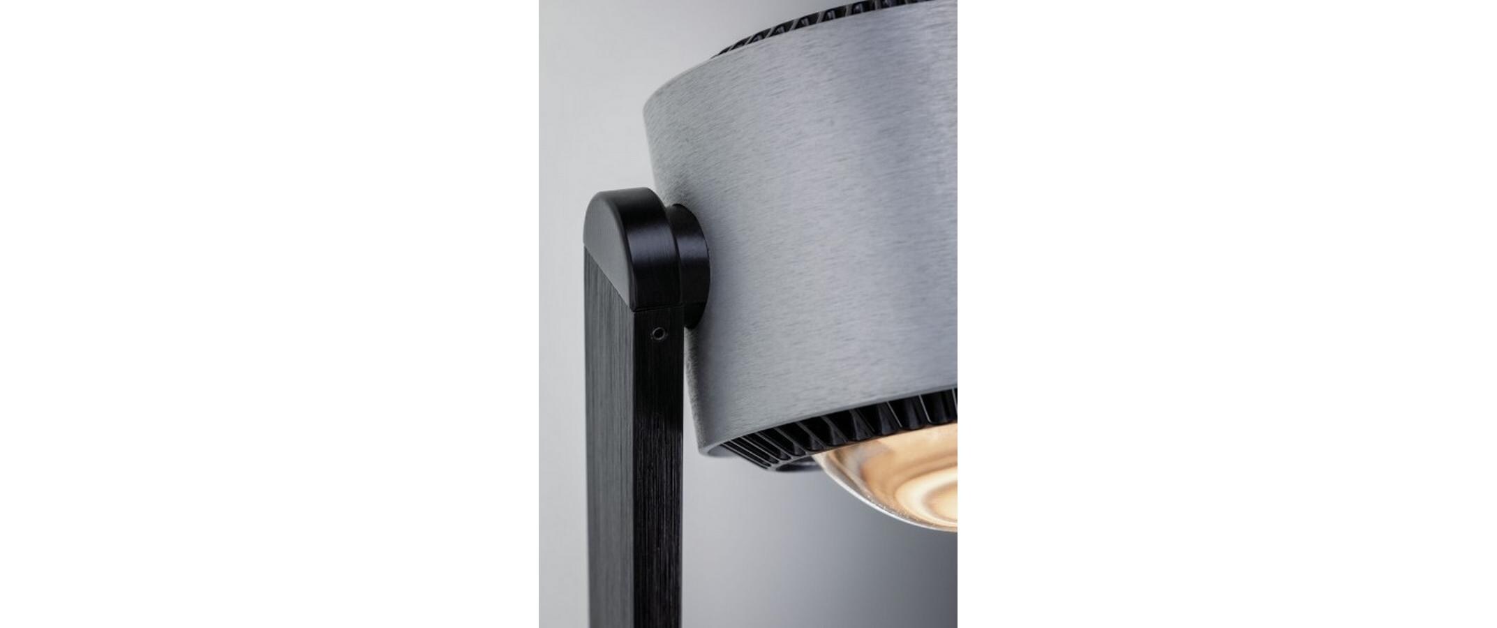 Stehleuchte LED Aldan<br>Höhenverstellbare Stehleuchte aus gebürstetem Aluminium