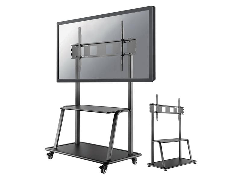 NEOMOUNTS TV-Trolley NS-M4000BLACK Schwarz Neomounts NS-M4000BLACK / Mobiler Bodenständer für Flachbild-Fernseher bis 105