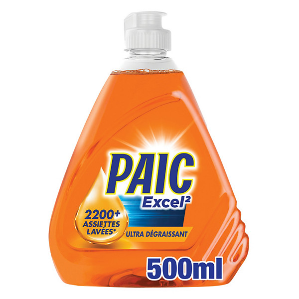 Liquide vaisselle Paic Excel 2 Ultra Dégraissant 500 ml