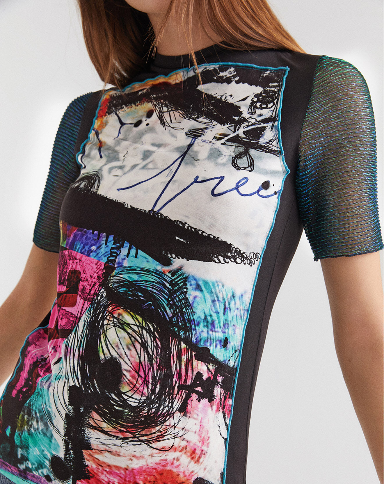 Desigual Top Clotilde multicolore