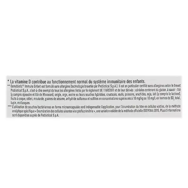Boiron Osmobiotic Immuno Child 30 sachês