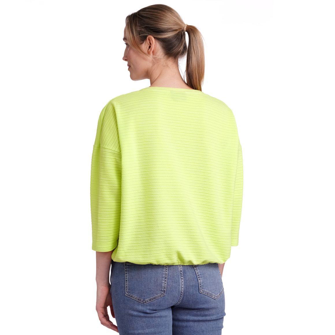 Damen Shirt mit 3/4-Ärmeln limette